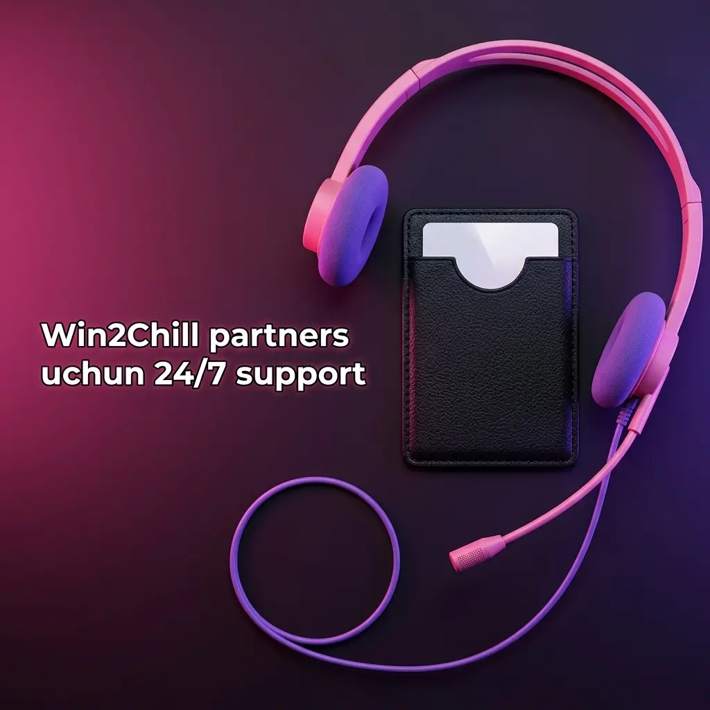 Win2Chill hamkor kabinetida 24/7 qo‘llab-quvvatlash, murojaatlar, menejer va to‘lov yordami